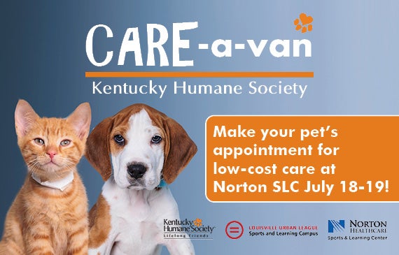 More Info for KENTUCKY HUMANE SOCIETY AND NORTON HEALTHCARE SPORTS & LEARNING CENTER PARTNER TO BRING LOW-COST PET WELLNESS TO LOUISVILLE’S WEST END